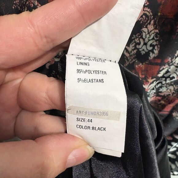 Fun Fun Colorful Mixed Print Long Sleeve Mini Dress Girls Size IT44/US 14 Hearts - Picture 9 of 10